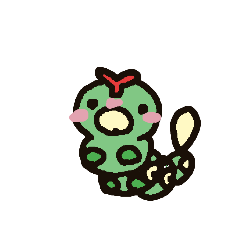 MysticEevee65's drawing of Caterpie — Pokémon sketch on Sketchdex