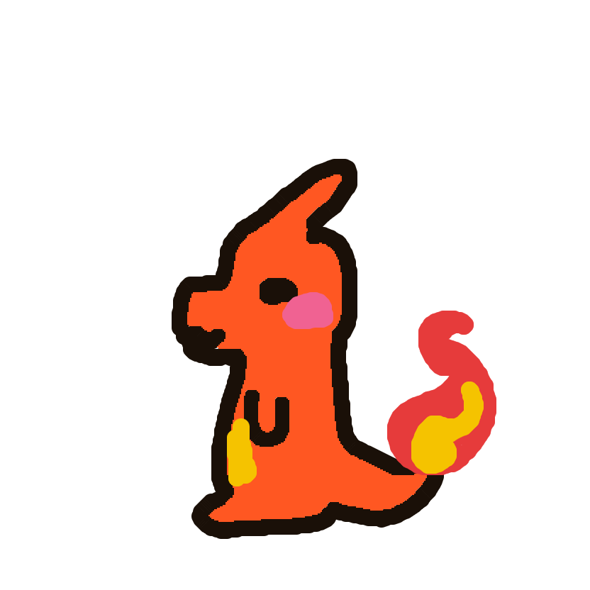 MysticEevee65's drawing of Charmeleon — Pokémon sketch on Sketchdex