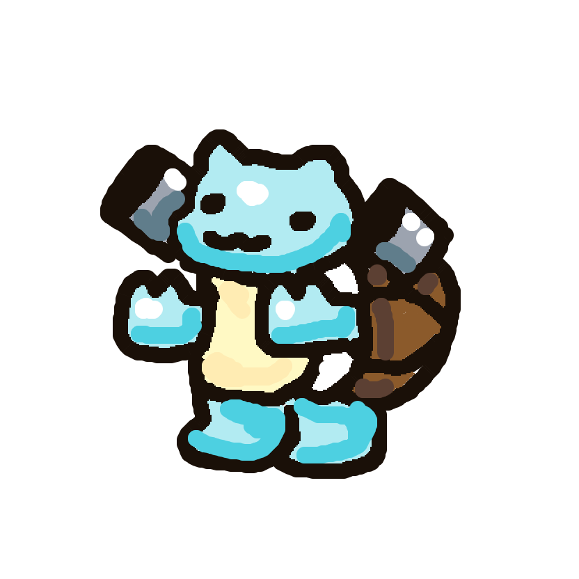 MysticEevee65's drawing of Blastoise — Pokémon sketch on Sketchdex
