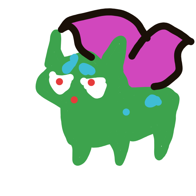 BlazingMarowak503's drawing of Ivysaur — Pokémon sketch on Sketchdex