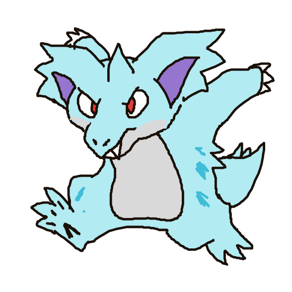 Nidorina drawing