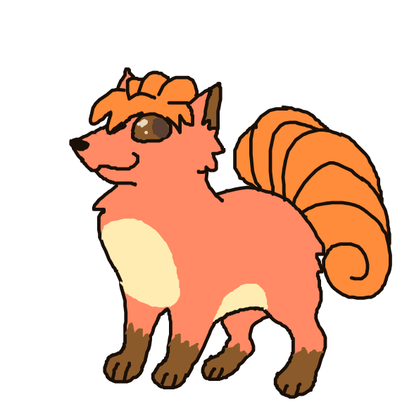 Vulpix drawing