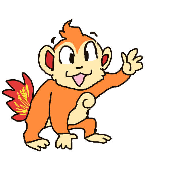RioBlitzle's drawing of Chimchar — Pokémon sketch on Sketchdex