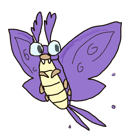 Venomoth drawing