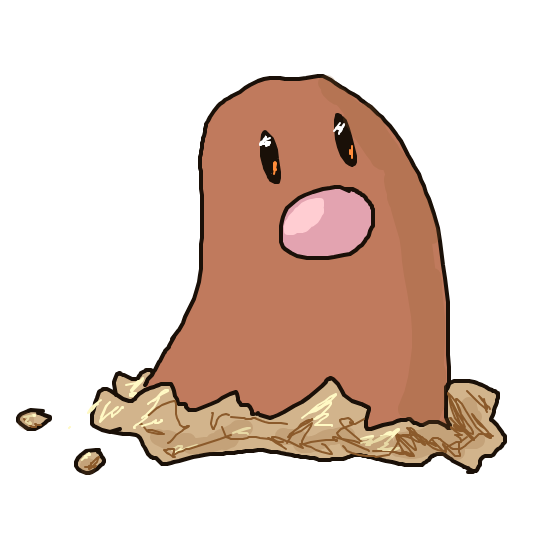 Diglett drawing