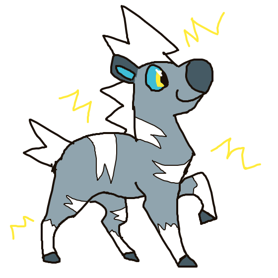 RioBlitzle's drawing of Blitzle — Pokémon sketch on Sketchdex