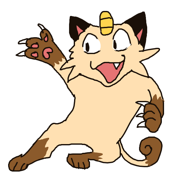 Meowth drawing
