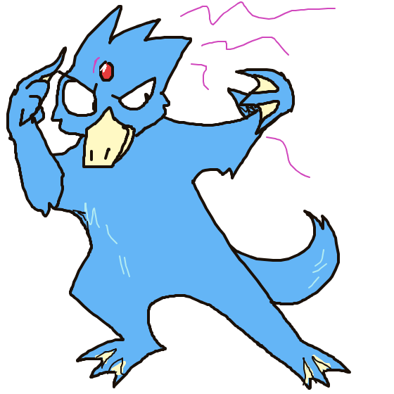 Golduck drawing