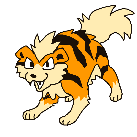 Growlithe drawing