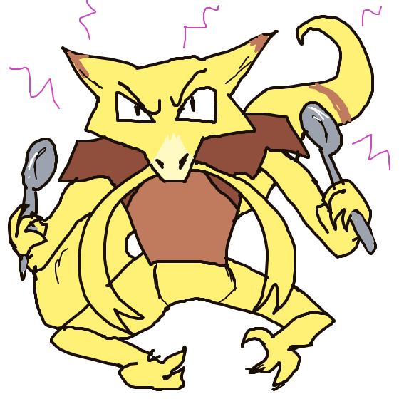 Alakazam drawing