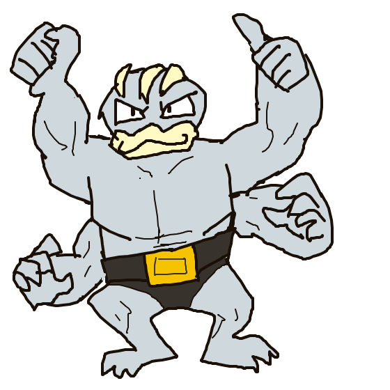 Machamp drawing