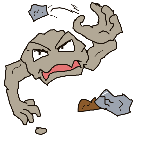 Geodude drawing