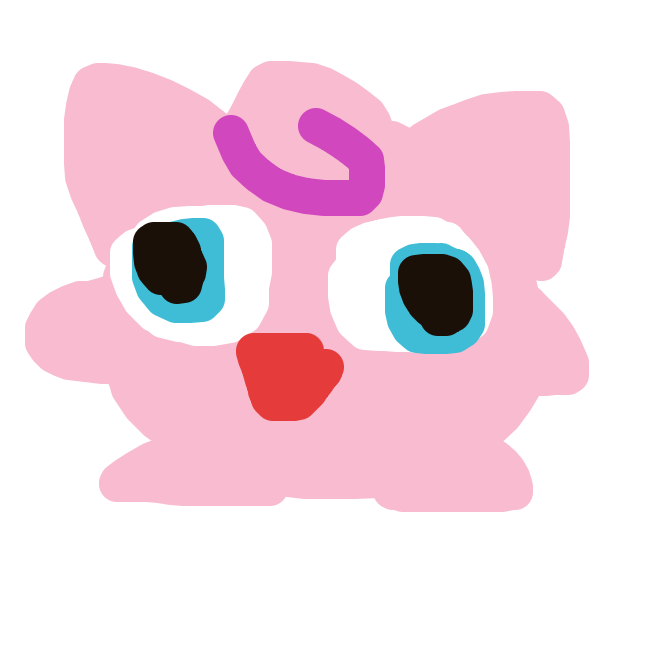 AlphaCloyster762's drawing of Jigglypuff — Pokémon sketch on Sketchdex