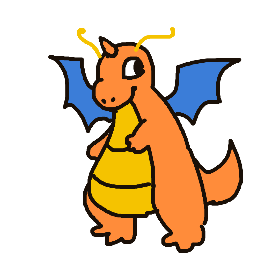 Dragonite drawing