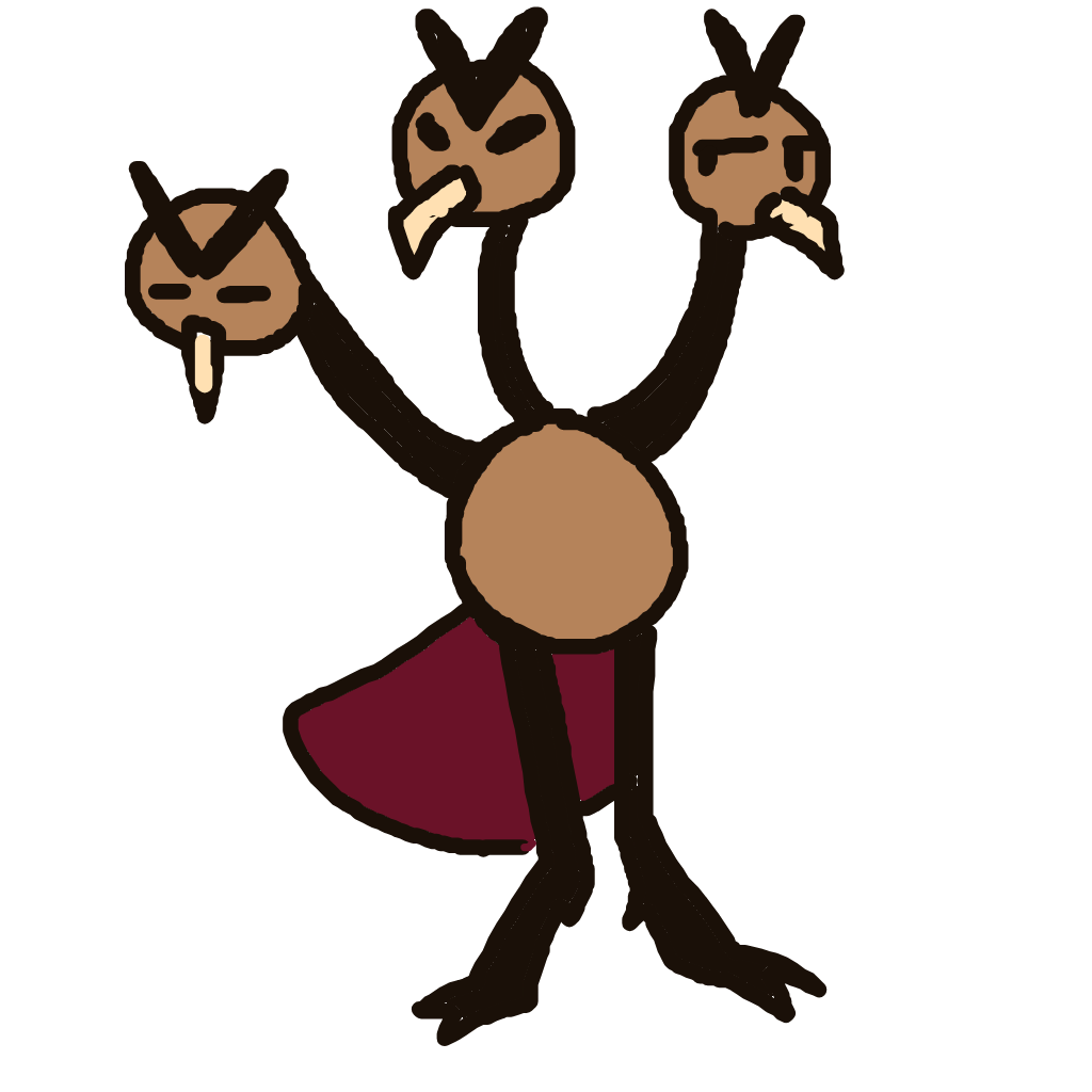 Dodrio drawing