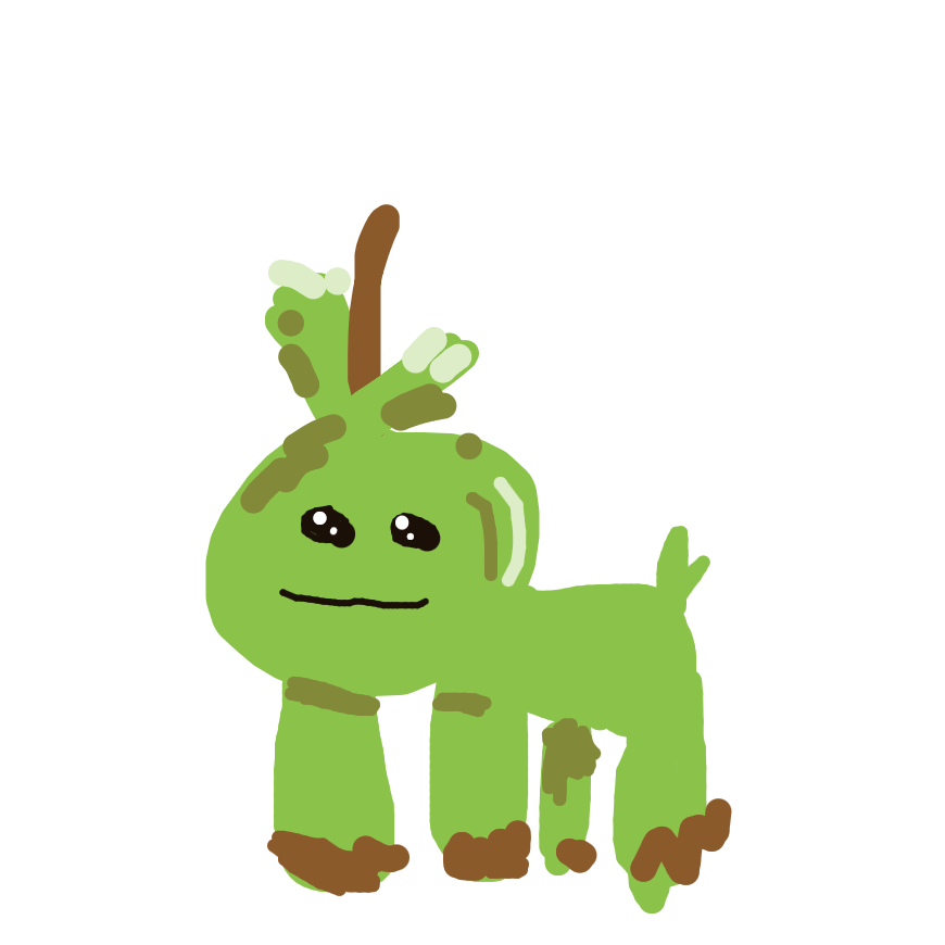AstralPinsir364's drawing of Grookey — Pokémon sketch on Sketchdex