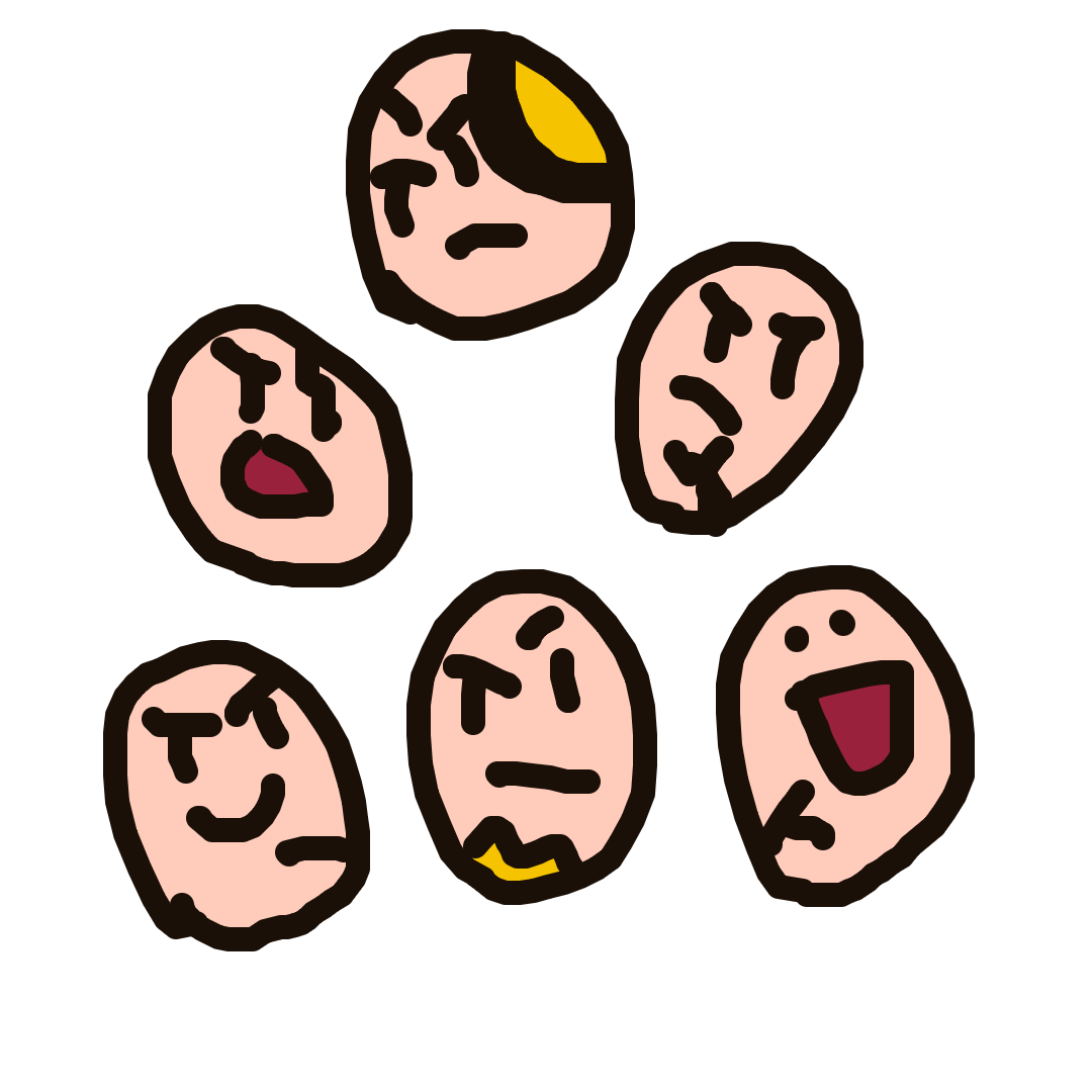 HyperMew636's drawing of Exeggcute — Pokémon sketch on Sketchdex