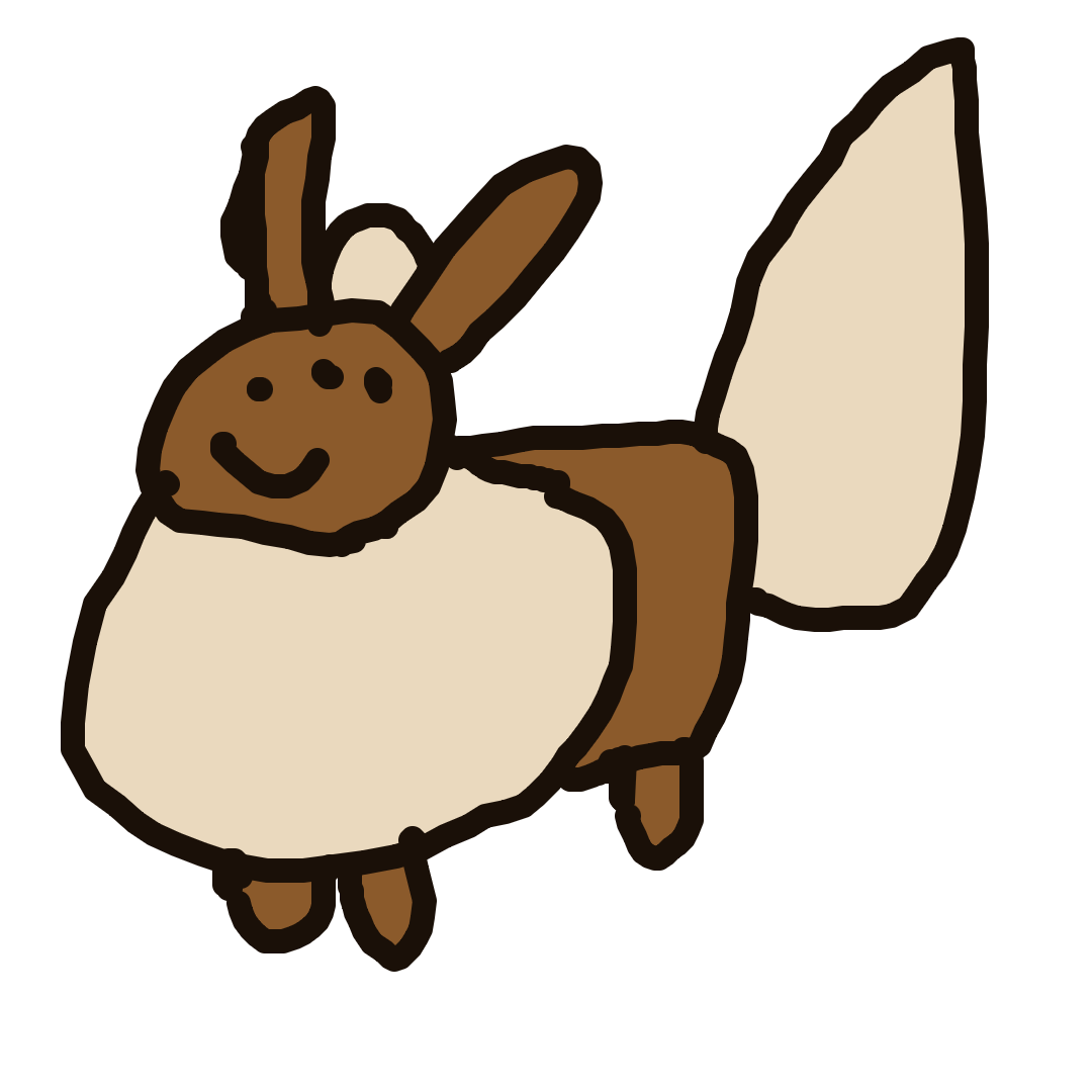 HyperMew636's drawing of Eevee — Pokémon sketch on Sketchdex