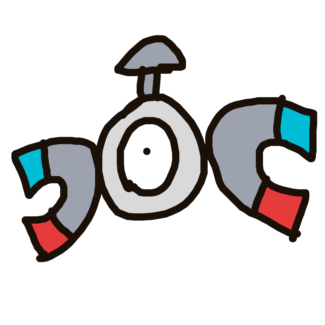 HyperMew636's drawing of Magnemite — Pokémon sketch on Sketchdex
