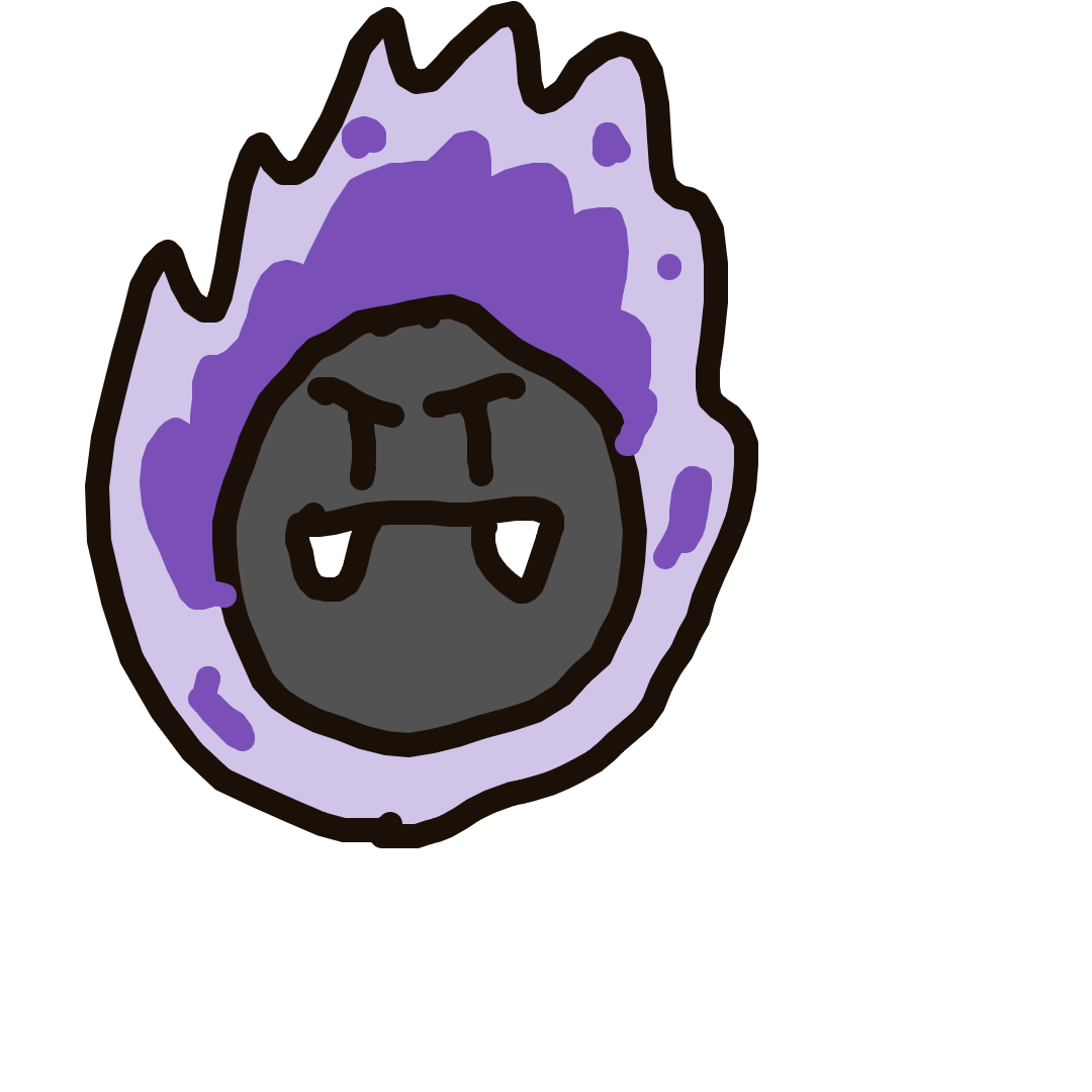 HyperMew636's drawing of Gastly — Pokémon sketch on Sketchdex