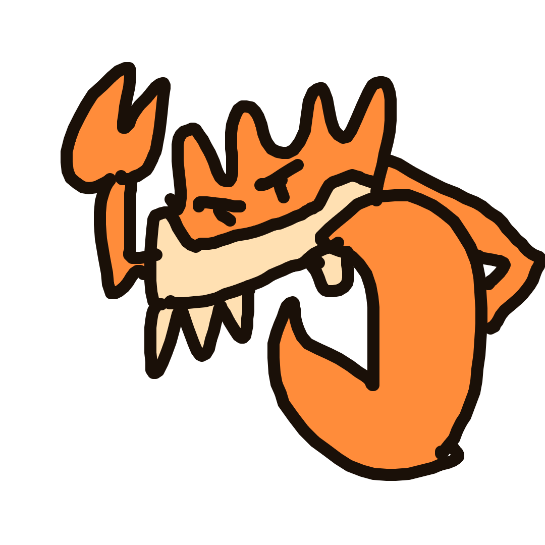 HyperMew636's drawing of Kingler — Pokémon sketch on Sketchdex