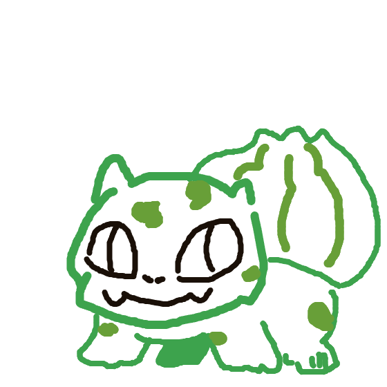BlazingPorygon674's drawing of Bulbasaur — Pokémon sketch on Sketchdex
