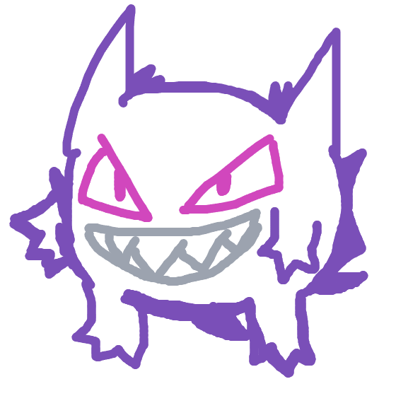 BlazingPorygon674's drawing of Gengar — Pokémon sketch on Sketchdex