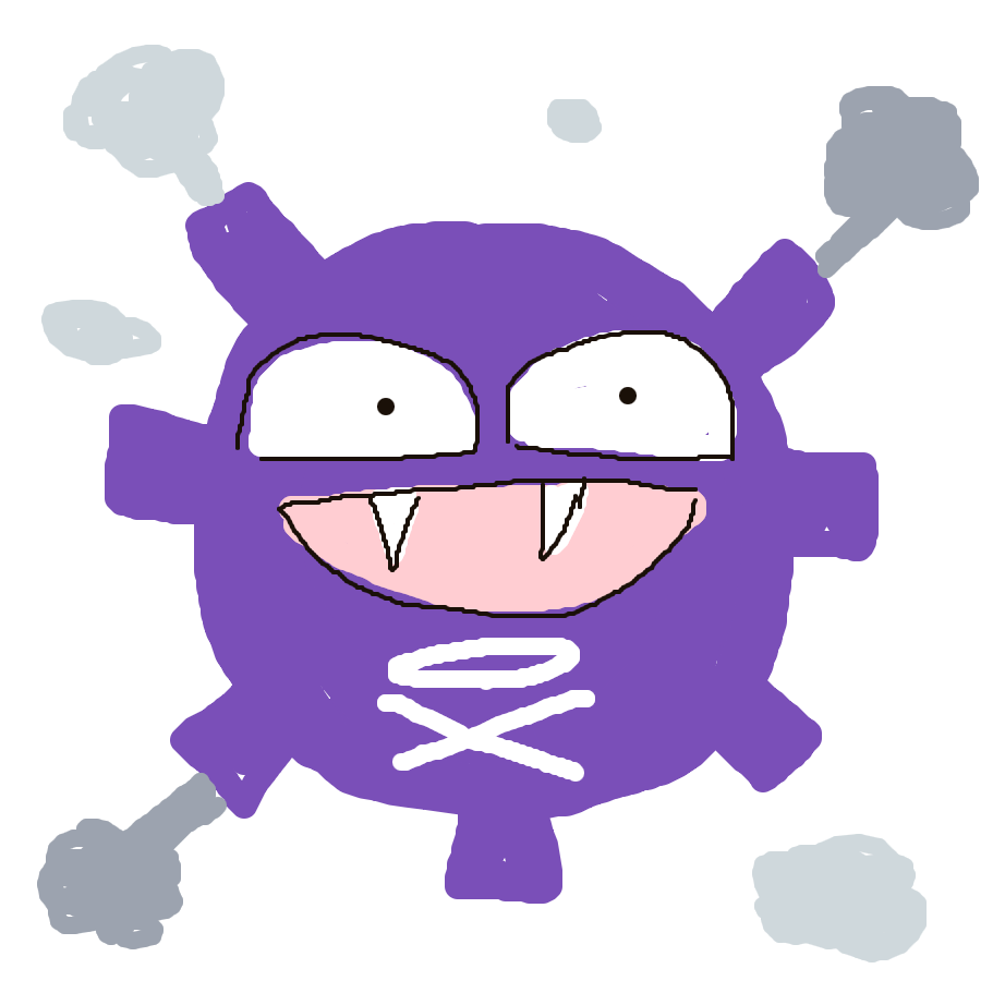PichuBroAndCo's drawing of Koffing — Pokémon sketch on Sketchdex