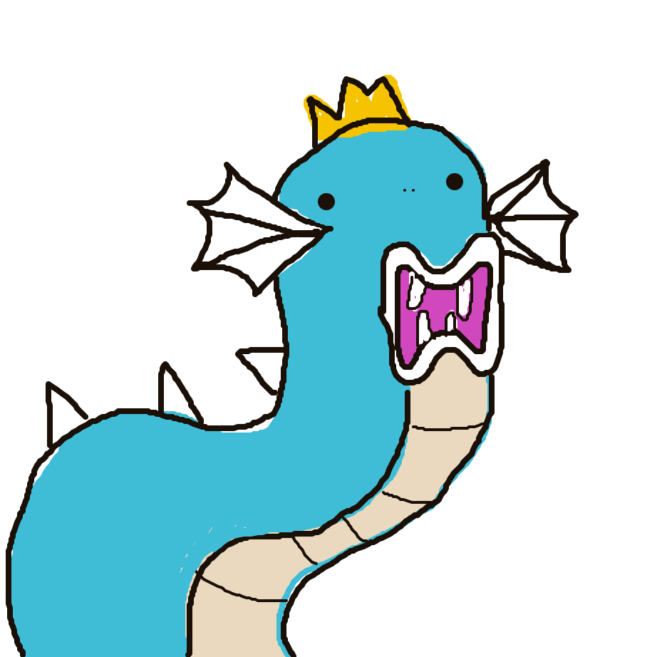 PichuBroAndCo's drawing of Gyarados — Pokémon sketch on Sketchdex