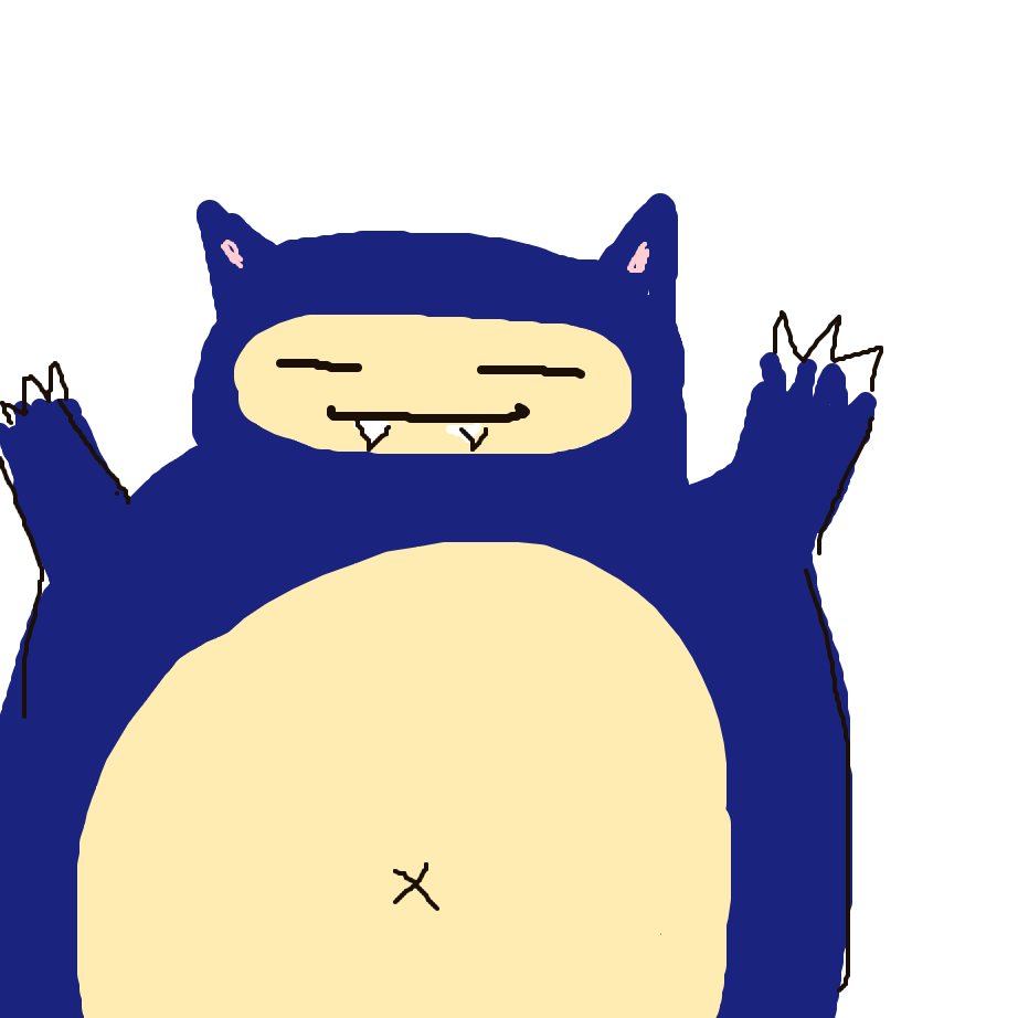 PichuBroAndCo's drawing of Snorlax — Pokémon sketch on Sketchdex