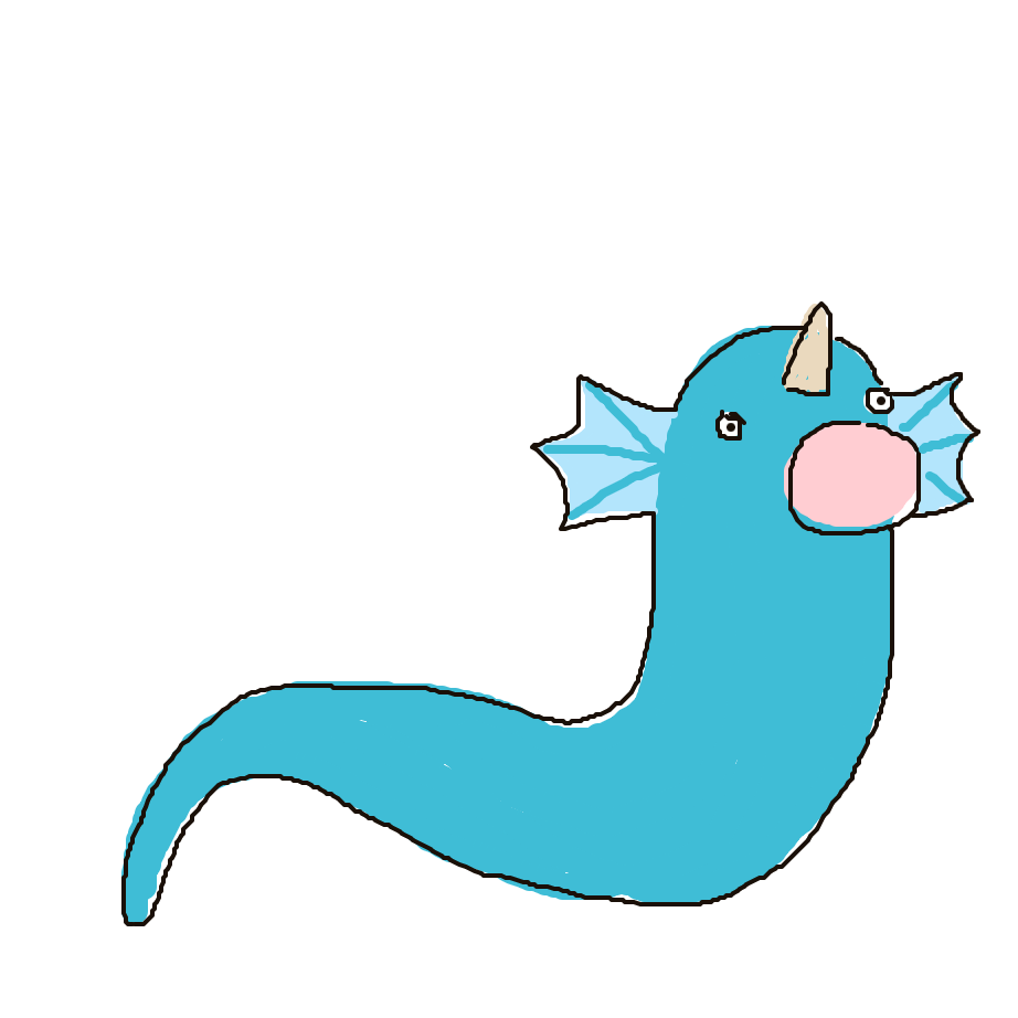PichuBroAndCo's drawing of Dratini — Pokémon sketch on Sketchdex