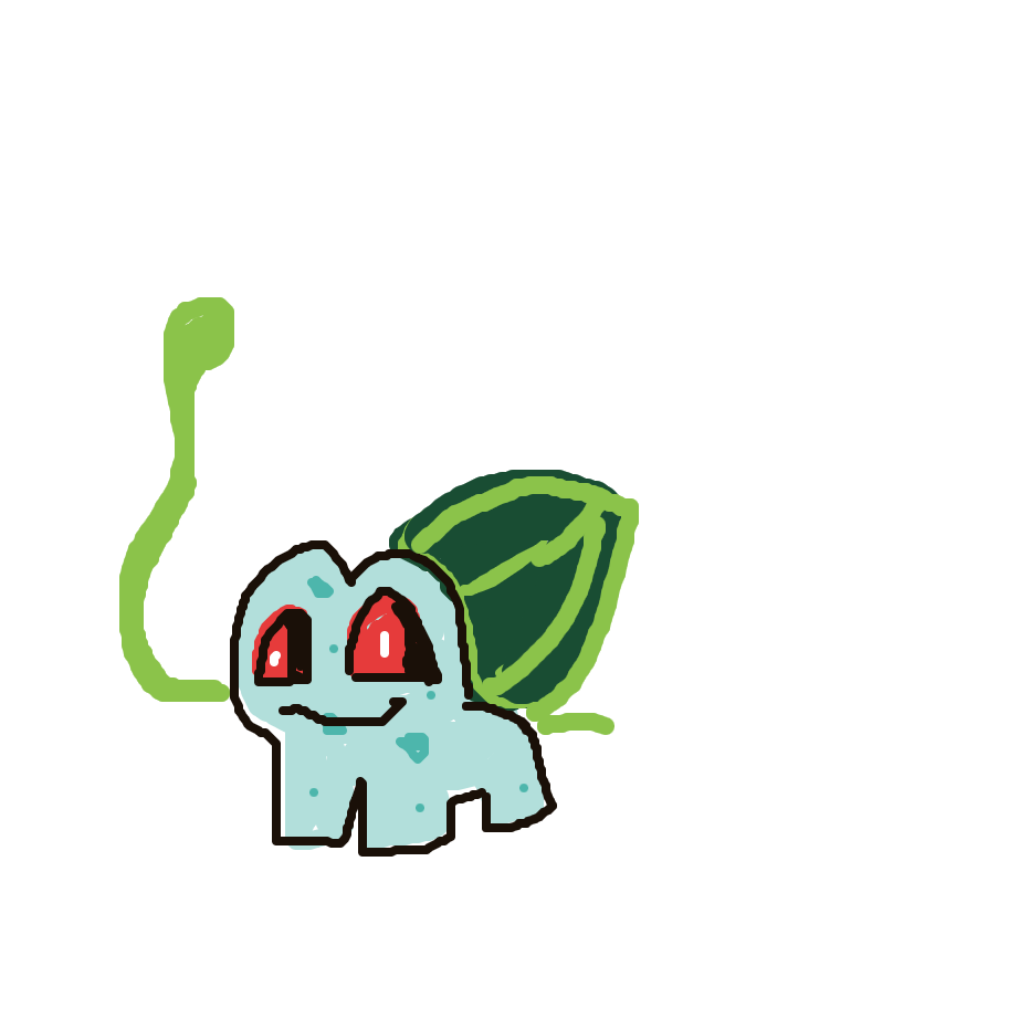 PichuBroAndCo's drawing of Bulbasaur — Pokémon sketch on Sketchdex