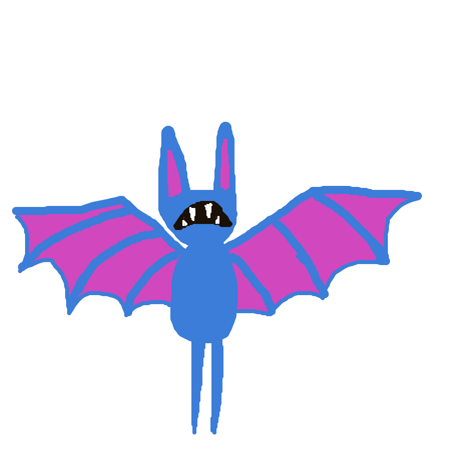 PichuBroAndCo's drawing of Zubat — Pokémon sketch on Sketchdex