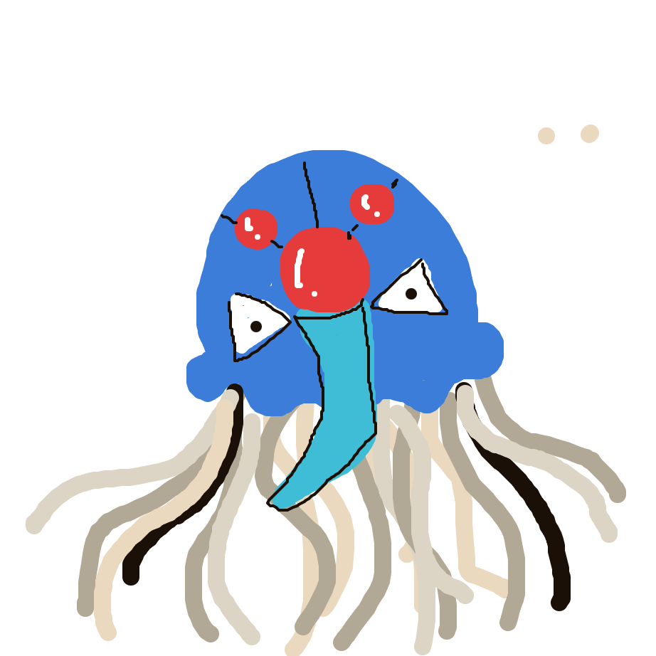 PichuBroAndCo's drawing of Tentacruel — Pokémon sketch on Sketchdex