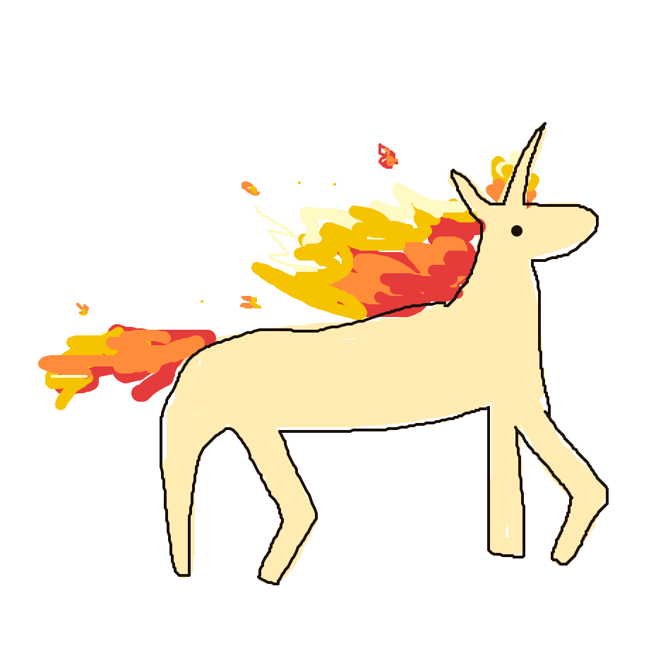 PichuBroAndCo's drawing of Rapidash — Pokémon sketch on Sketchdex