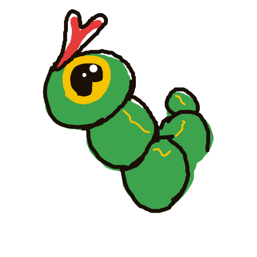 ZenGyarados405's drawing of Caterpie — Pokémon sketch on Sketchdex