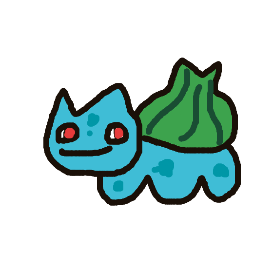Nome_Qualquer's drawing of Bulbasaur — Pokémon sketch on Sketchdex