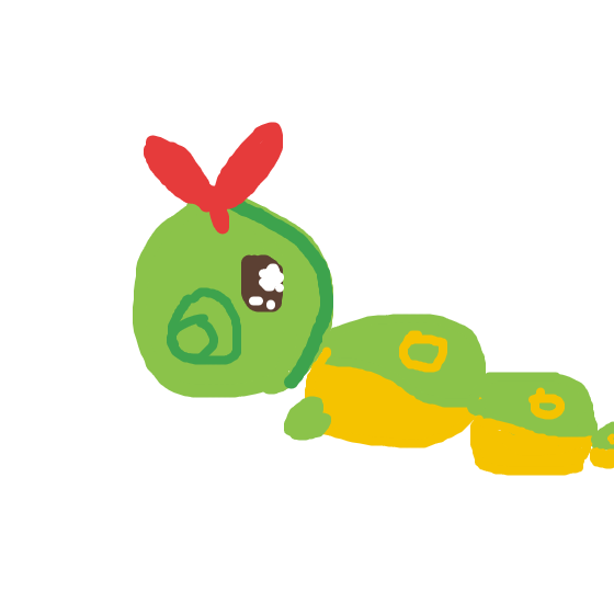 Diamondtwinkle's drawing of Caterpie — Pokémon sketch on Sketchdex