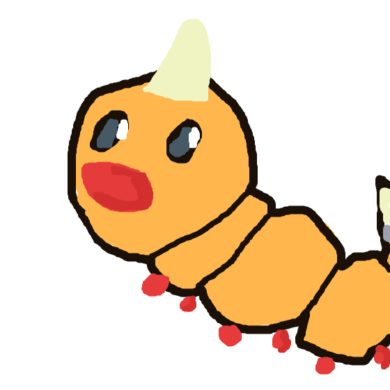 Diamondtwinkle's drawing of Weedle — Pokémon sketch on Sketchdex