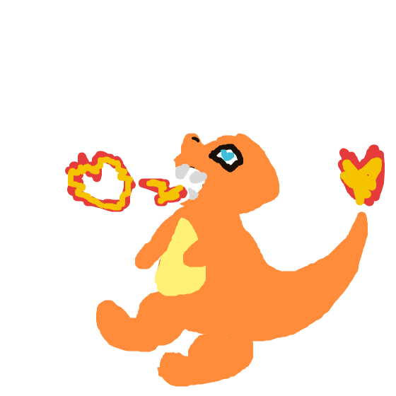 Diamondtwinkle's drawing of Charmander — Pokémon sketch on Sketchdex