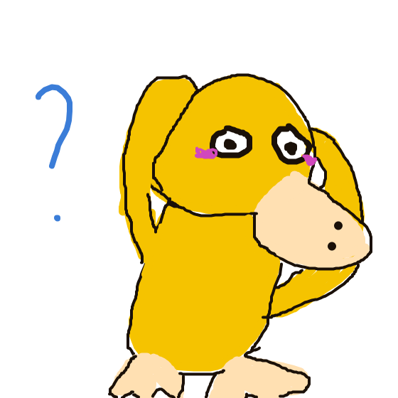 Psyduck drawing