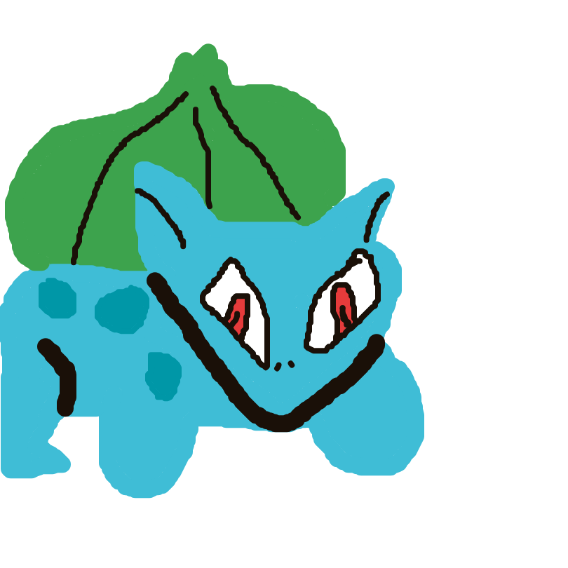 Griffonryder25's drawing of Bulbasaur — Pokémon sketch on Sketchdex