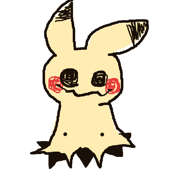 NobleArticuno583's drawing of Mimikyu — Pokémon sketch on Sketchdex