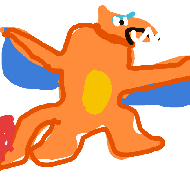 LuckyPersian786's drawing of Charizard — Pokémon sketch on Sketchdex