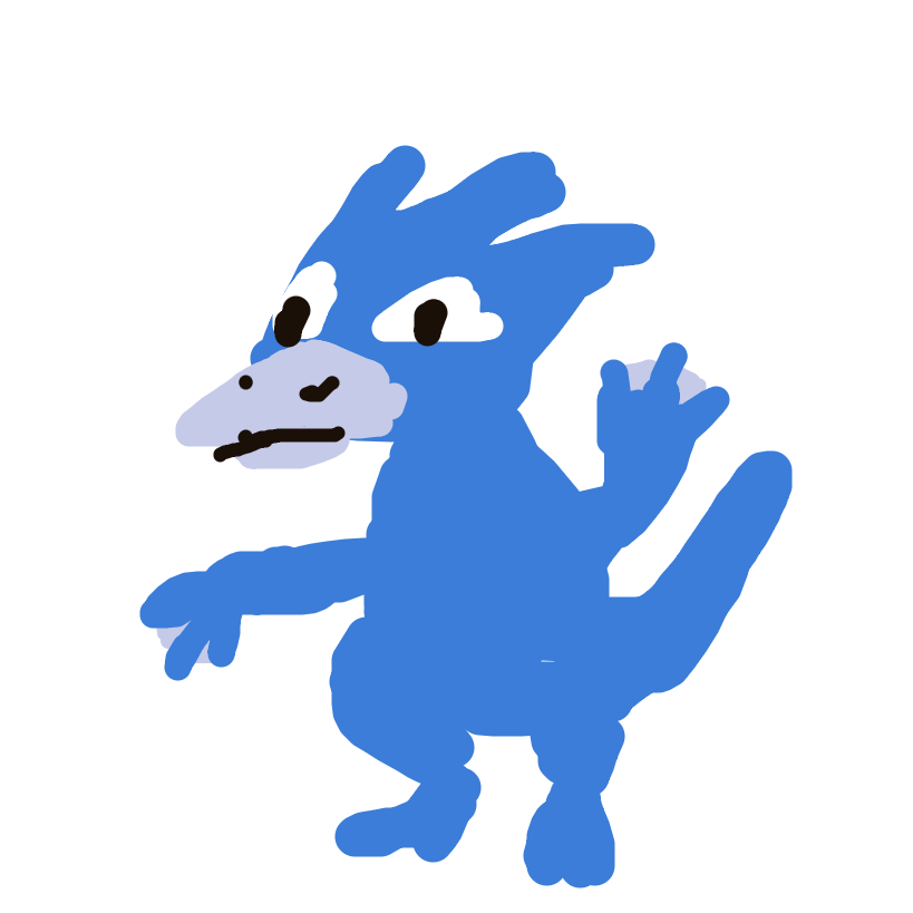 Vekzone's drawing of Golduck — Pokémon sketch on Sketchdex