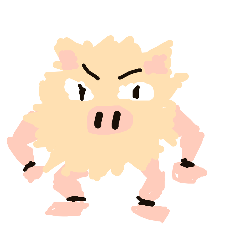 Vekzone's drawing of Primeape — Pokémon sketch on Sketchdex