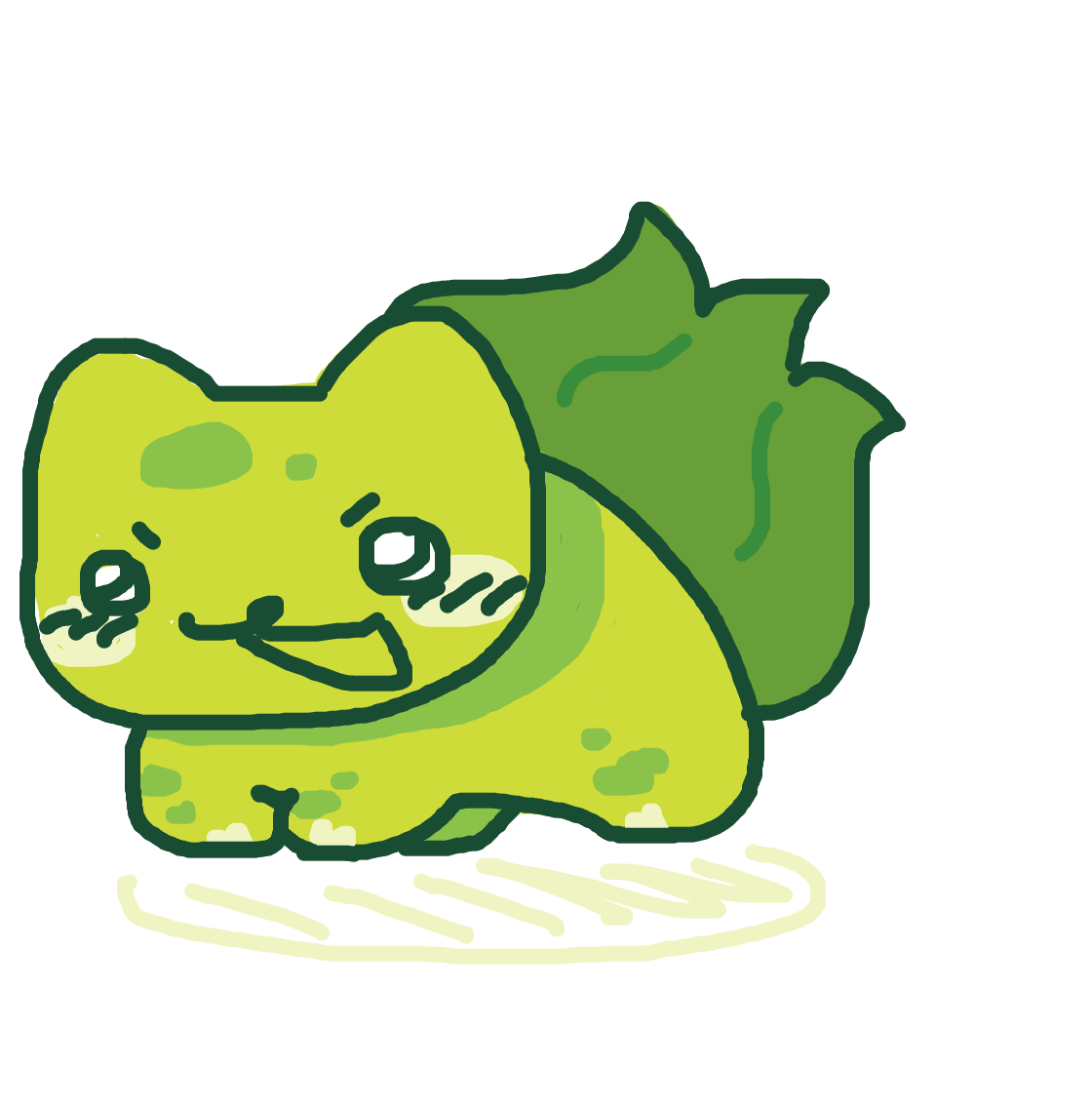 Pombon's drawing of Bulbasaur — Pokémon fan art on Sketchdex