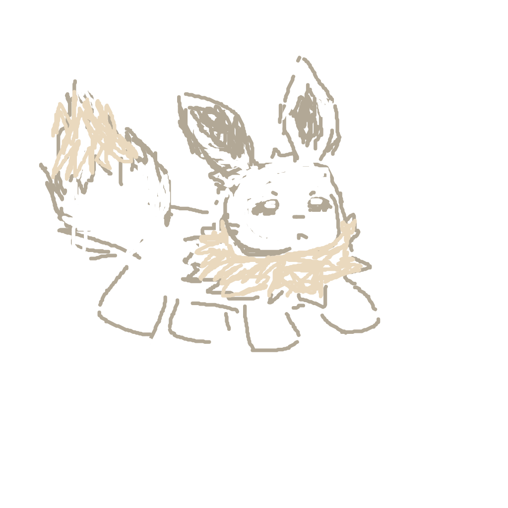 SHROOPOO's drawing of Eevee — Pokémon sketch on Sketchdex