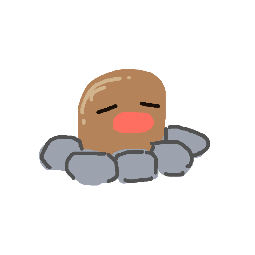 SHROOPOO's drawing of Diglett — Pokémon sketch on Sketchdex