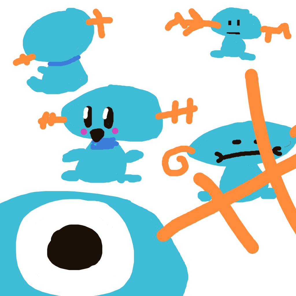 evechristmas's drawing of Wooper — Pokémon sketch on Sketchdex